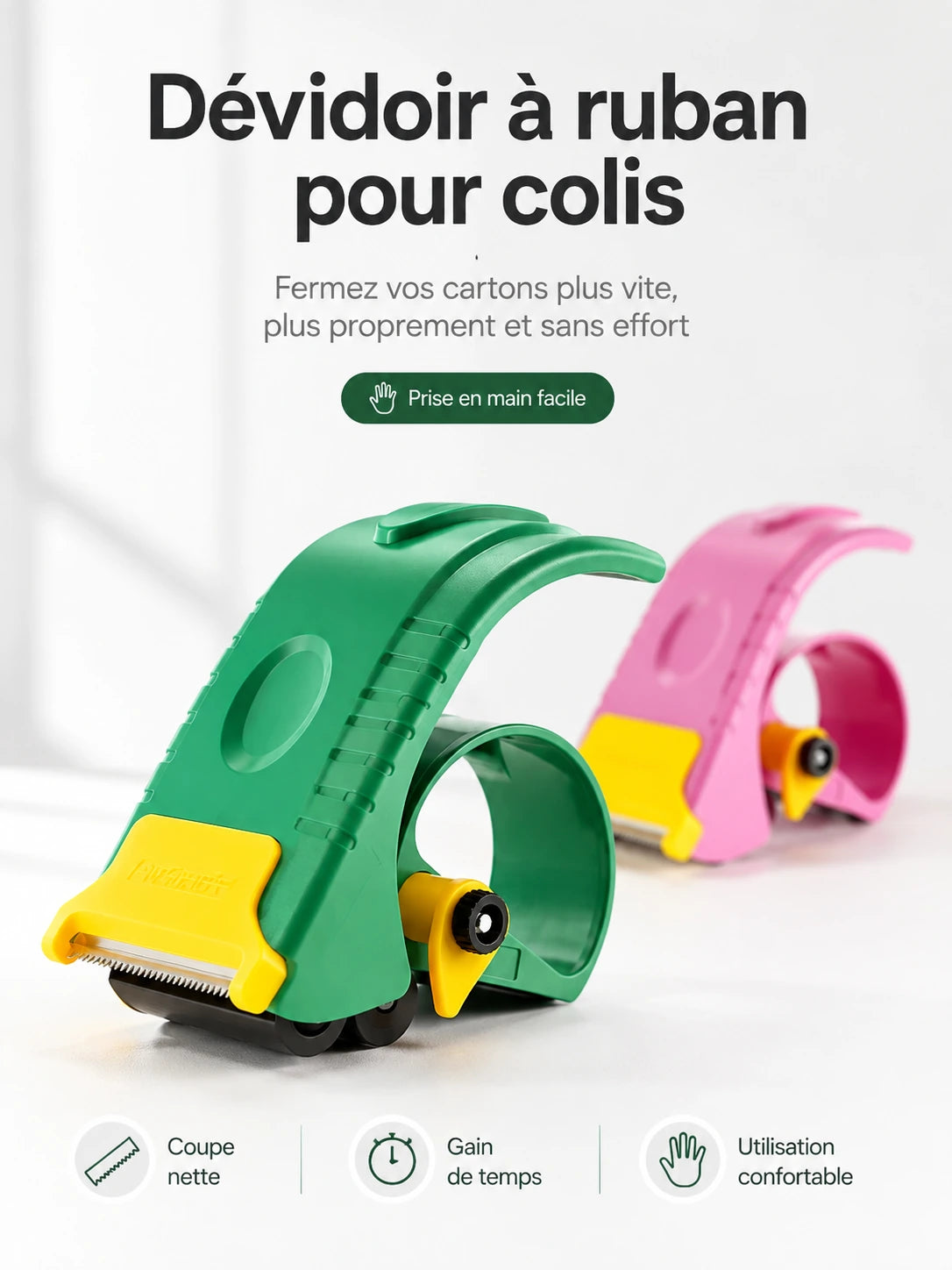 Dévidoir à Ruban Adhésif pour Colis