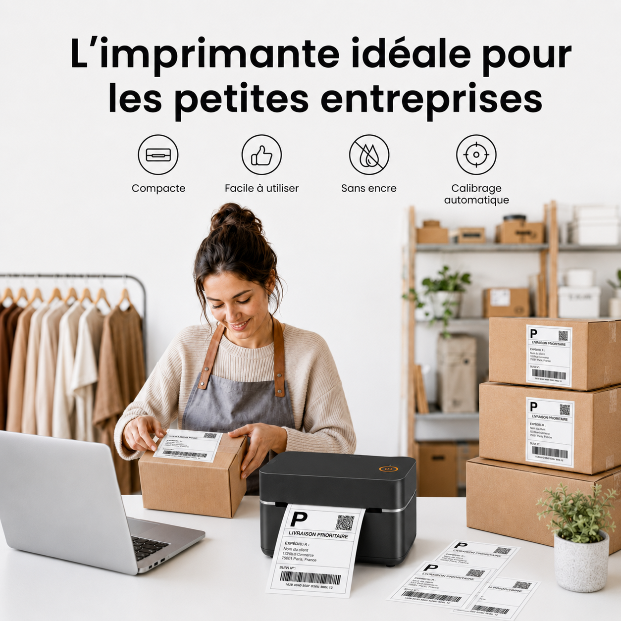 Metashopper imprimante thermique petite entreprise 