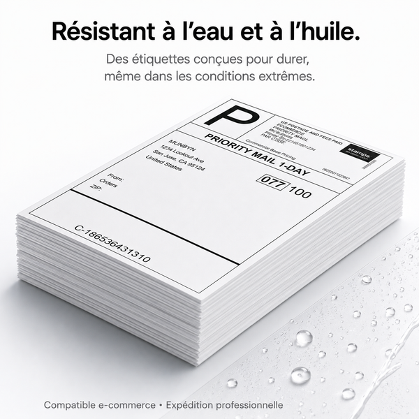 Étiquettes d'expédition thermiques 4x6